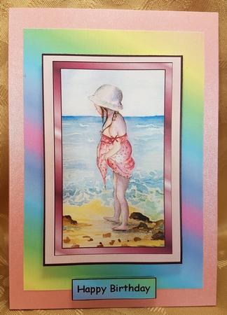 Little Girl by the Sea by Deloraine Neubauer