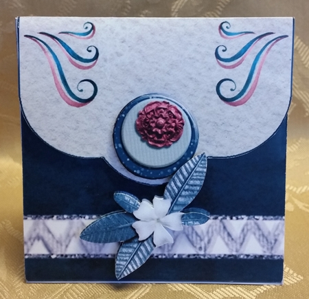 Blue Christmas Goodie Bag by Deloraine Neubauer
