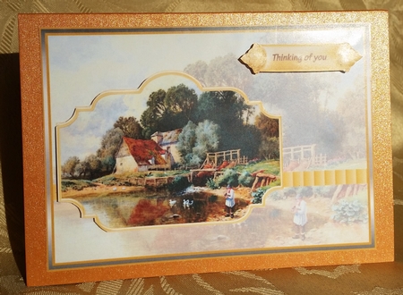 Feeding the Birds Quick Card with Topper by Deloraine Neubauer