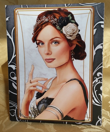 Art Deco Lady Athena Mini Bag Black by Deloraine Neubauer