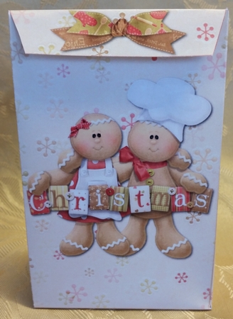 Gingerbread cookies christmas pinch bag by Deloraine Neubauer