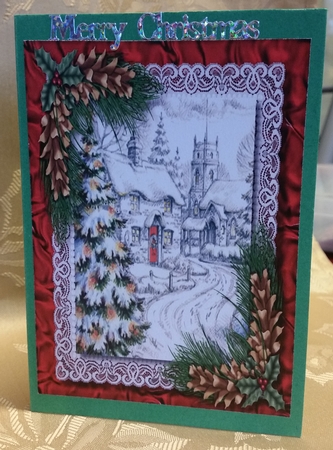 Christmas Wishes with Verse, Red by Deloraine Neubauer