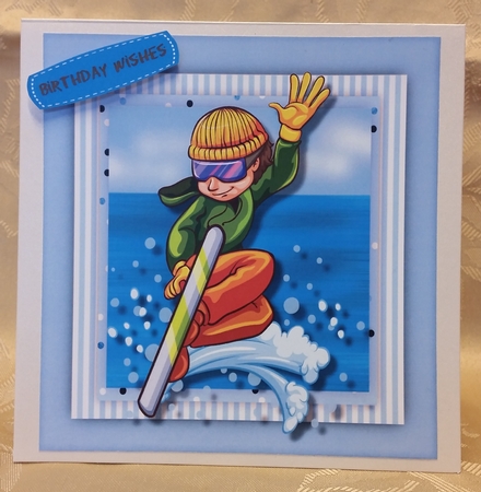 Water Boarder Boy  by Deloraine Neubauer