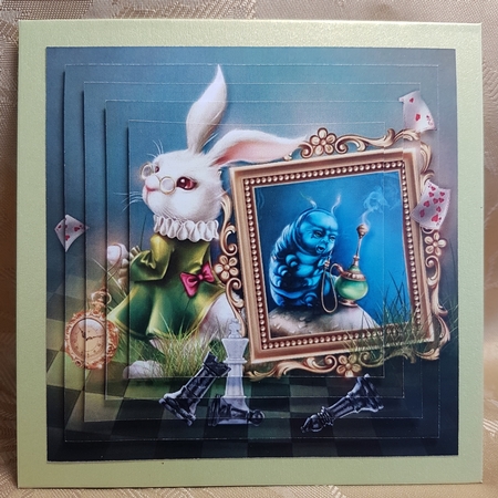 Fairy Tales - Wonderland Through The Looking Glass 17 - Pyrimage/Pyramid + Insert & Tag by Deloraine Neubauer