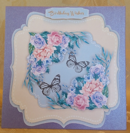 Beautiful Roses and Butterflys 1   by Deloraine Neubauer