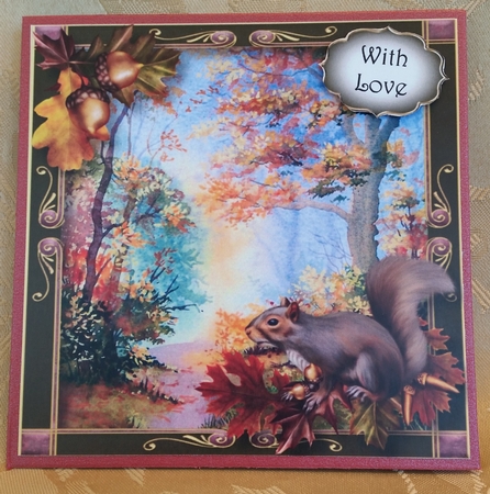 Watercoloured Autumn 8x8 by Deloraine Neubauer