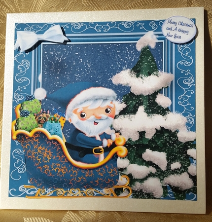 Santa tree by Deloraine Neubauer