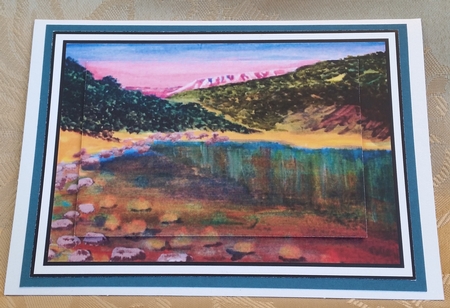 pebbles in the water by Deloraine Neubauer