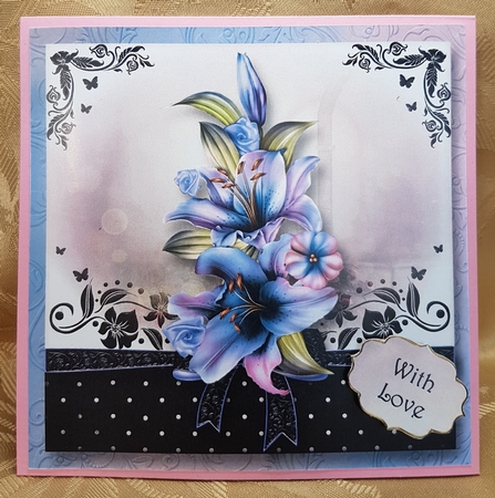The Gift Of Wynter Lilies 8x8 by Deloraine Neubauer