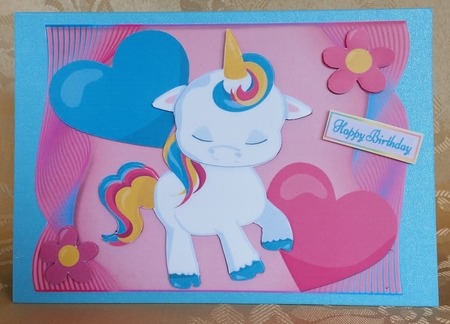 Cute Rainbow Pony  by Deloraine Neubauer