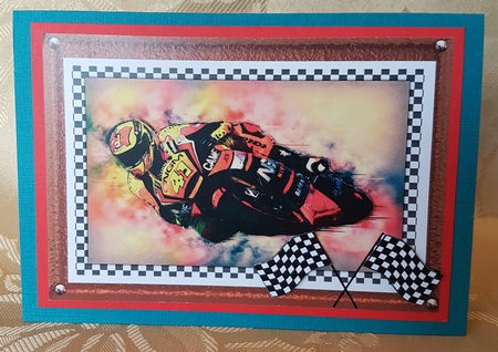 FATHERS DAY MOTORBIKE by Deloraine Neubauer