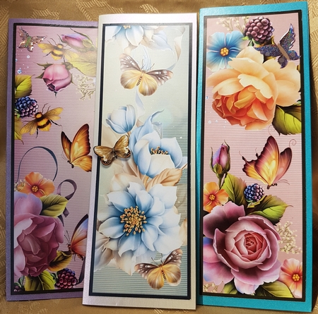 Floral Bookmarks by Deloraine Neubauer