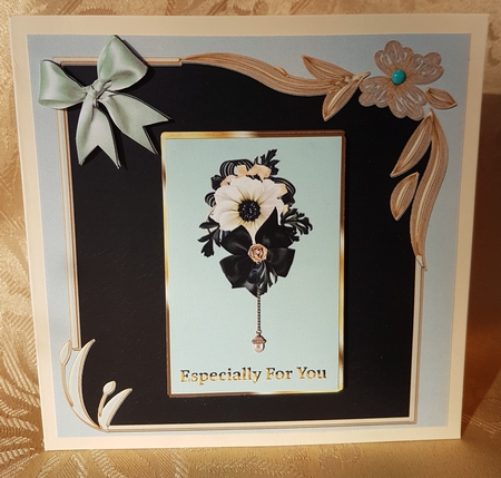 Green & Gold Frame Birthday by Deloraine Neubauer