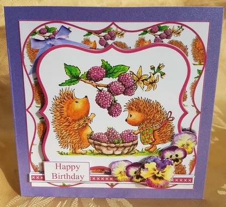 Hedgehogs Fruity Delight by Deloraine Neubauer