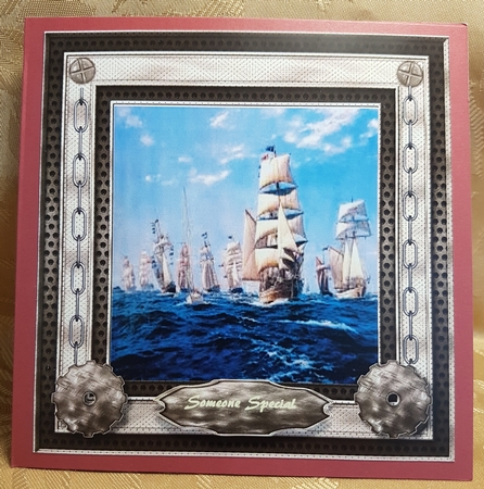 Ships at Sea 2 by Deloraine Neubauer