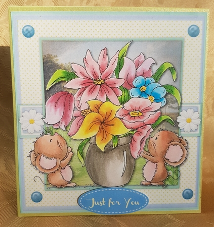 Little Mice Blooms by Deloraine Neubauer