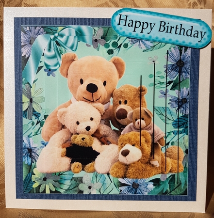 we all love each other bearymuch! lots of cute bears with bow pyramids by Deloraine Neubauer
