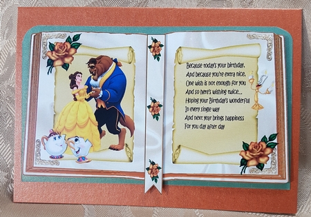 Beauty princess, shall we dance, with gold rose A4 Open Book by Deloraine Neubauer