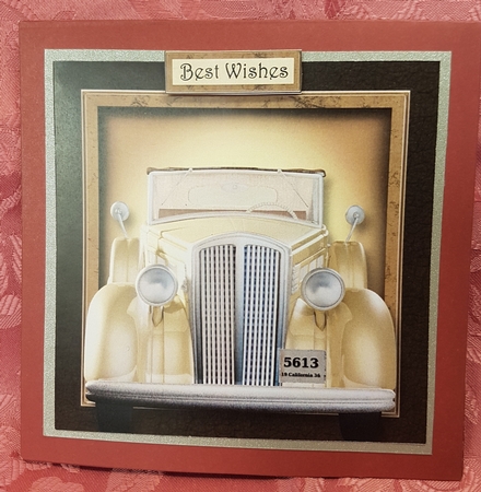 The Vintage Car 8x8 by Deloraine Neubauer