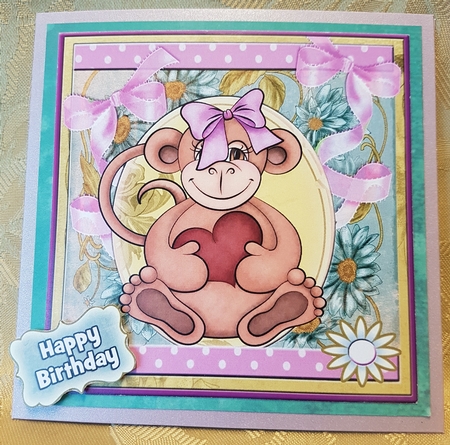 Oh So Cute  Monkey design for birthday or other occasions #17 by Deloraine Neubauer