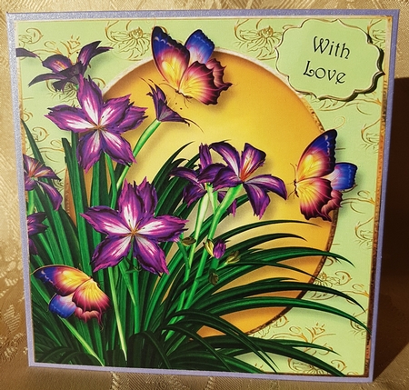 Lilies & Flutters by Deloraine Neubauer