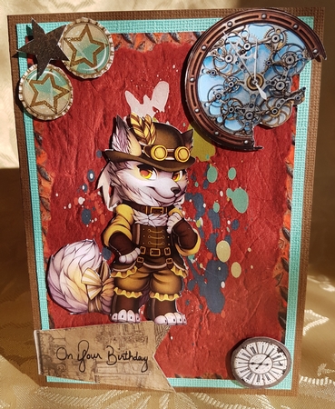 Steampunk Fox by Deloraine Neubauer