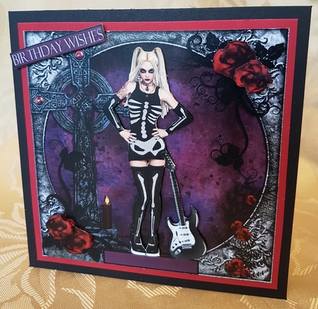 GOTH ROCK CHICK  by Deloraine Neubauer
