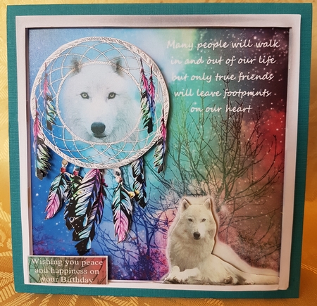 Wolf Dreamcatcher  by Deloraine Neubauer