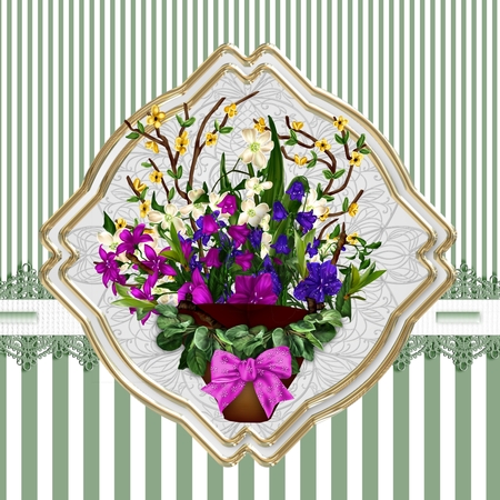 Potted Bouquets by Deloraine Neubauer