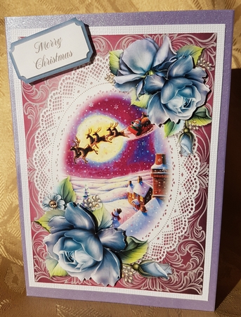 A5 Christmas Scene 5 by Deloraine Neubauer