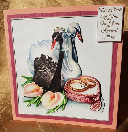Wedding Swans by Deloraine Neubauer