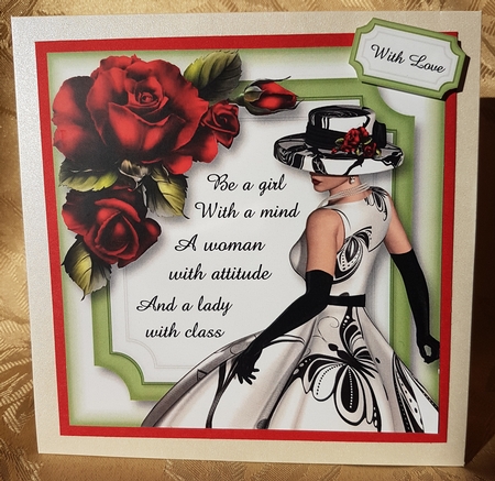 A Lady With Class 8x8 by Deloraine Neubauer