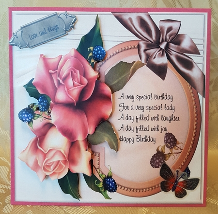 oval roses mini kit by Deloraine Neubauer