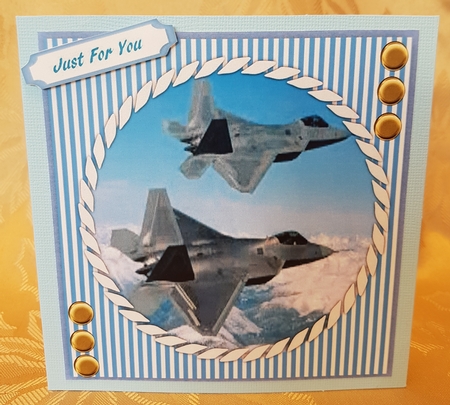 Fighter Plane in the Sky  by Deloraine Neubauer