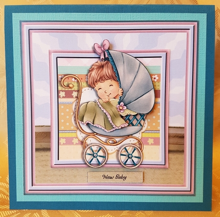 Baby Carriage Mini Kit by Deloraine Neubauer