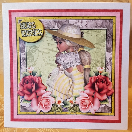 Best Wishes - Elegant Lady #14- For Birthday and lots of occasions by Deloraine Neubauer
