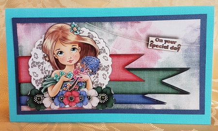 Dl Flower Girls 1309 by Deloraine Neubauer