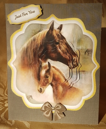 Lovely Mare and Foal , by Deloraine Neubauer