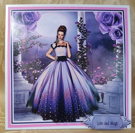 lavender dress mini kit by Deloraine Neubauer