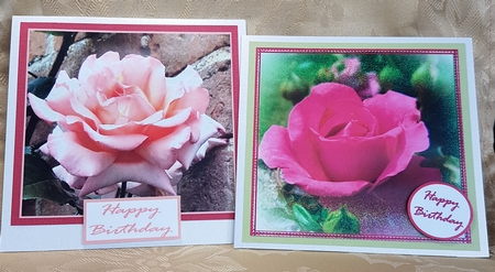 Two Roses topper by Deloraine Neubauer
