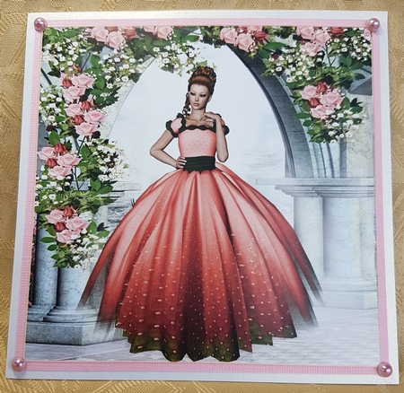 peach dress mini kit by Deloraine Neubauer