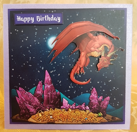 DRAGONS TREASURE QUICK CARD SHEET by Deloraine Neubauer
