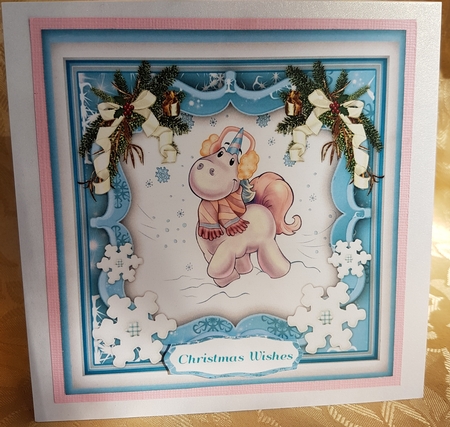 The Happy Snow Unicorn  by Deloraine Neubauer
