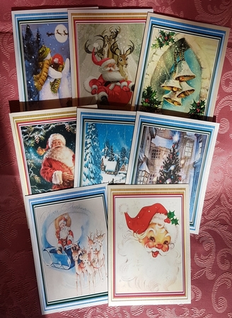 Bumper Kit, 18 .A5 Christmas Toppers & 24, Greeting tags  by Deloraine Neubauer