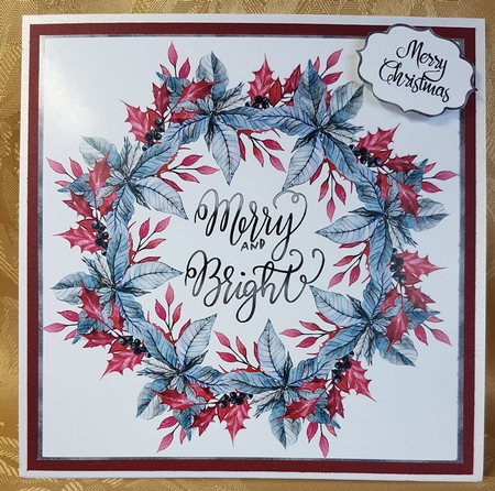 Christmas Wreath 4 by Deloraine Neubauer