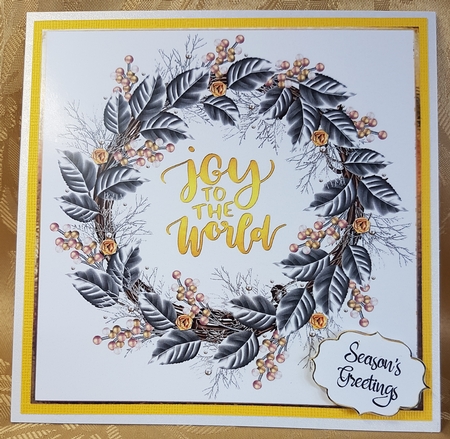 Christmas Wreath 10 by Deloraine Neubauer
