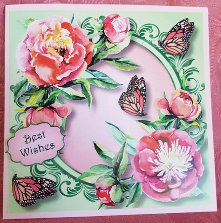 Pretty Peonies - Watercolour Wonder 8x8 by Deloraine Neubauer