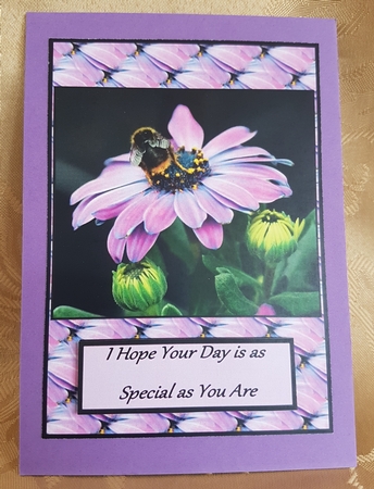 flowers and bees by Deloraine Neubauer