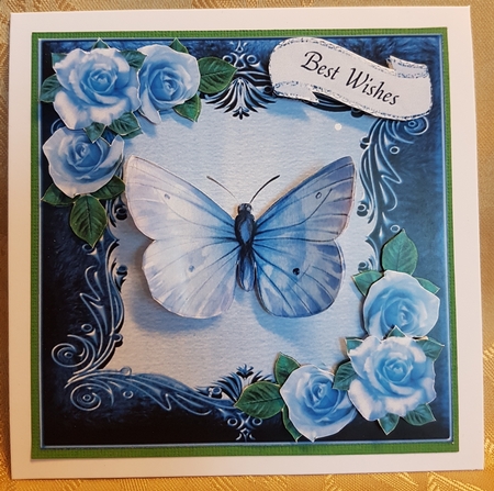 Blue Butterfly by Deloraine Neubauer
