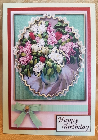 Birthday Floral Quick card by Deloraine Neubauer